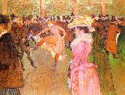 Training of the New Girls by Valentin at the Moulin Rouge toulouse-lautrec